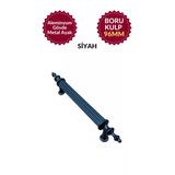 96Mm Lüks Alüminyum Metal Boru Kulp(Siyah) Mobilya Mutfak Çekmece Dolap Kapak – Dayanıklı Tasarım