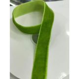 %99 Naylon Kadife Kurdele(Army Green) | Çok Renkli Kullanım: Kendin Yap Hediye Paketleme Dikiş Dekorasyon