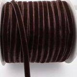 %99 Naylon Kadife Kurdele(Coffee,3Yards) | Çok Renkli 1/3/5 Metre: Düğün, Parti, Dekorasyon, Kendin Yap, Saç Fiyonkları, Paketleme için