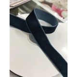 %99 Naylon Kadife Kurdele(Navy) | Çok Renkli Kullanım: Kendin Yap Hediye Paketleme Dikiş Dekorasyon