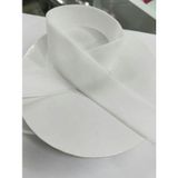 %99 Naylon Kadife Kurdele(White) | Çok Renkli Kullanım: Kendin Yap Hediye Paketleme Dikiş Dekorasyon