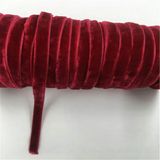 %99 Naylon Kadife Kurdele(Wine,3Yards) | Çok Renkli 1/3/5 Metre: Düğün, Parti, Dekorasyon, Kendin Yap, Saç Fiyonkları, Paketleme için