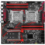 9d4 Intel X99 2666 Mhz Ddr4 Soket Gigabit Ethernet 2011-3 Çift Işlemci Destekli E-Atx Anakart