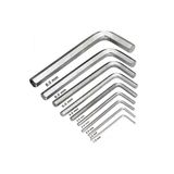 9'Lu Çelik Alyan Anahtar Seti (Birer Adet 2Mm-2,5Mm-3Mm-3,5Mm-4-5Mm-6Mm-8Mm-10Mm)