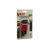 9pcs Siyah Kısa - Düz 120MM Alyan Allen Anahtar Takımı BRKT-702279 (4887)