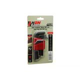 9pcs Siyah Kısa - Düz 120MM Alyan Allen Anahtar Takımı BRKT-702279