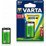 9V 200Mah Şarj Edilebilir Kare Pil Şarzlı Pil - Kumanda Kablo Test Cihaz Pili Sensör Dedektör Nostaljik Radyo Pili 9 Volt Şarjlı Pil 9V Şarjlı Pil