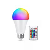 9W Rgb Led Ampul Renk Değiştiren Uzaktan Kumandalı Dim Edilebilir