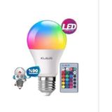 9W Rgb LED Lamba Ampül Renk Değiştiren Uzaktan Kumandalı - Altın