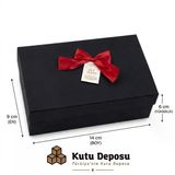 9X14x6 Cm Hediye Kutusu-Siyah