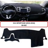 A-3DKORUMA Kıa Sportage (2010-2016) Torpido Koruma Kılıfı 3d Koruyucu Halı Örtü - Mavi