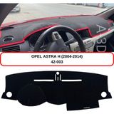 A-3DKORUMA Opel Astra H (2003-2014) Torpido Koruma Kılıfı 3d Koruyucu Halı Örtü - Kırmızı