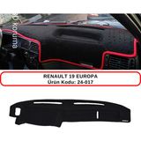 A-3DKORUMA Renault 19 R19 Europa Torpido Koruma Kılıfı 3d Koruyucu Halı Örtü - Mavi