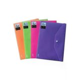 A-4 Sensho Çıtçıtlı Dosya Pembe Mat 12 Li (1 Paket 12 Adet)