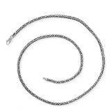A.C Silvers 10 mm Yuvarlak Gümüş Kral Zincir