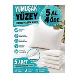 A Cadal Bambu kumaştan fermuarlı yastık koruyucu kılıf 1 adet