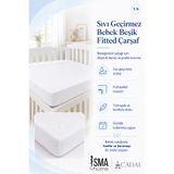 A Cadal Sıvı Geçirmez Bebek Beşik Fitted Çarşaf Ful Lastikli
