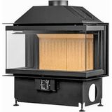 A Caminetti 80 Crystal Open Side 3 Tarafı Açık Şömine Haznesi