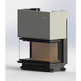 A Caminetti 90 Crystal Max Eco ithal 5 Yıl Garantili Şömine Haznesi