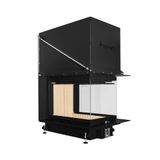 A Caminetti Crystal 3D 50x70 Epi Asansörlü Çelik Şömine Haznesi