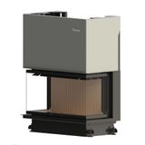 A Caminetti Crystal 90 Eco 3 Açık Asansörlü Çelik Şömine Haznesi