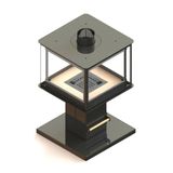 A Caminetti Outdoor 4D Çelik Bahçe Şöminesi