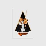 A Clockwork Orange (1971) Film Posteri Tablo Çerçeveli Poster Duvar Dekorasyonu - 30 x 40 - Çerçevesiz Poster