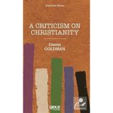 A Criticism On Christianity Emma Goldman