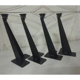 A Design 4 Adet Dekoratif Metal Tv Ünitesi-Sehpa-Mobilya Ayağı