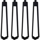 A Design 4'lü Dekoratif Metal Firkete Sehpa Ayağı 52 cm Yükseklik