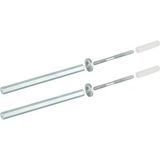 A Design Gizli Raf Tutacağı Set (10 Cm. Uzunluğunda, 2 Adet Gizli Raf Tutacağı + Vida + Dübel)