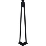 A Design Tekli Dekoratif Metal Firkete Sehpa Ayağı 44 cm Yükseklik