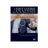 A First Course in Analysis - Baver Okutmuştur