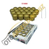 A Kalite Mefsa Bijon Kapağı Düz 19 Mm Altın Sarı 20 Li Set