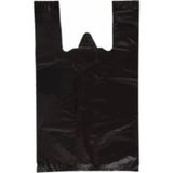 A Kalite Siyah Hışır Atlet Poşet 1 Kg Büyük Boy