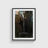 A Knight of the Seven Kingdoms Dizi Posteri Tablo Çerçeveli Poster Duvar Dekorasyonu - 30 x 40 - Siyah Çerçeveli