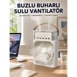 A-Luxe Spreyli Mini Masaüstü Fan | 500ML Su Hazneli, 3 Kademeli Soğutucu Yeni Nesil