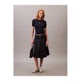 A- Modal Rib Lacivert Kadın T-Shirt