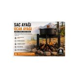 A NEW START Sac Ayağı Sac Ocağı Kamp Ocağı Katlanır Sac Ayağı Katlanabilir Kamp Ocağı Üçgen Izgara Semaver Ayağı Mangal Ayağı Kamp Izgarası Demir Sac Ayağı Çelik Sac Ayağı Piknik Ocağı