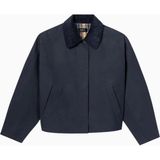 A.p.c Becca Jacket Su Itici Kısa Kesim Kadın Ceket - Koyu Lacivert - 38