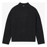 A.p.c Tyler Jumper Yumuşak Oversize Alpaka-Merinos Erkek Kazak - Siyah