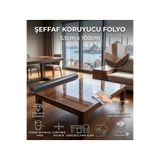 A-plast Şeffaf Folyo Kendinden Yapışkanlı Koruyucu Kaplama 53Cmx100Cm