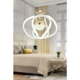A++ PLUS Ahtapot BEYAZ GOLD LED AVİZE SARKIT TOPLU