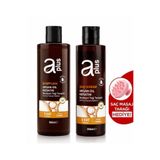A PLUS Argan Yağı Keratin Şampuan 500 ml& Saç Kremi 350 ml 2li set