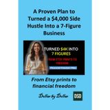 A Proven Plan to Turned a $4,000 Side Hustle Into a 7-Figure Business: From Etsy prints to financial freedom
