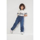 A.S.L GOLF CLUB Mavi Renk Erkek Çocuk Regular Pamuklu Denim Pantolon Jean - Açık Mavi - 8 - 9 Yaş