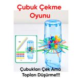 a v d a Çubuk Çekme Ebeveyn Çocuk Etkileşimi Oyunu Topları Düşürme Eğitici Zeka Strateji Gelişim Kutu Oyunu