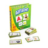 a v d a Diytoy Alfabe - Harfler Eğlenceli Bulmacalar 2-6 Yaş Tamamlama Eşleştirme Zeka Kartları