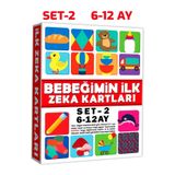 a v d a Diytoy Bebeğimin Ilk Zeka Kartları Set-2 / 6-12 Ay Eğitici Kartlar