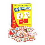 a v d a Diytoy Ilişki Kurma - Bağlantı Kurma Seti 2-6 Yaş Eğlenceli Bulmacalar Eşleştirme Zeka Kartları